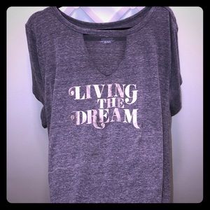 BOGO deal: Living the Dream cut out tee